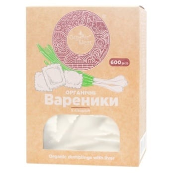 Вареники Organic Meat с ливером 600г - купить, цены на ULTRAMARKET - фото 1