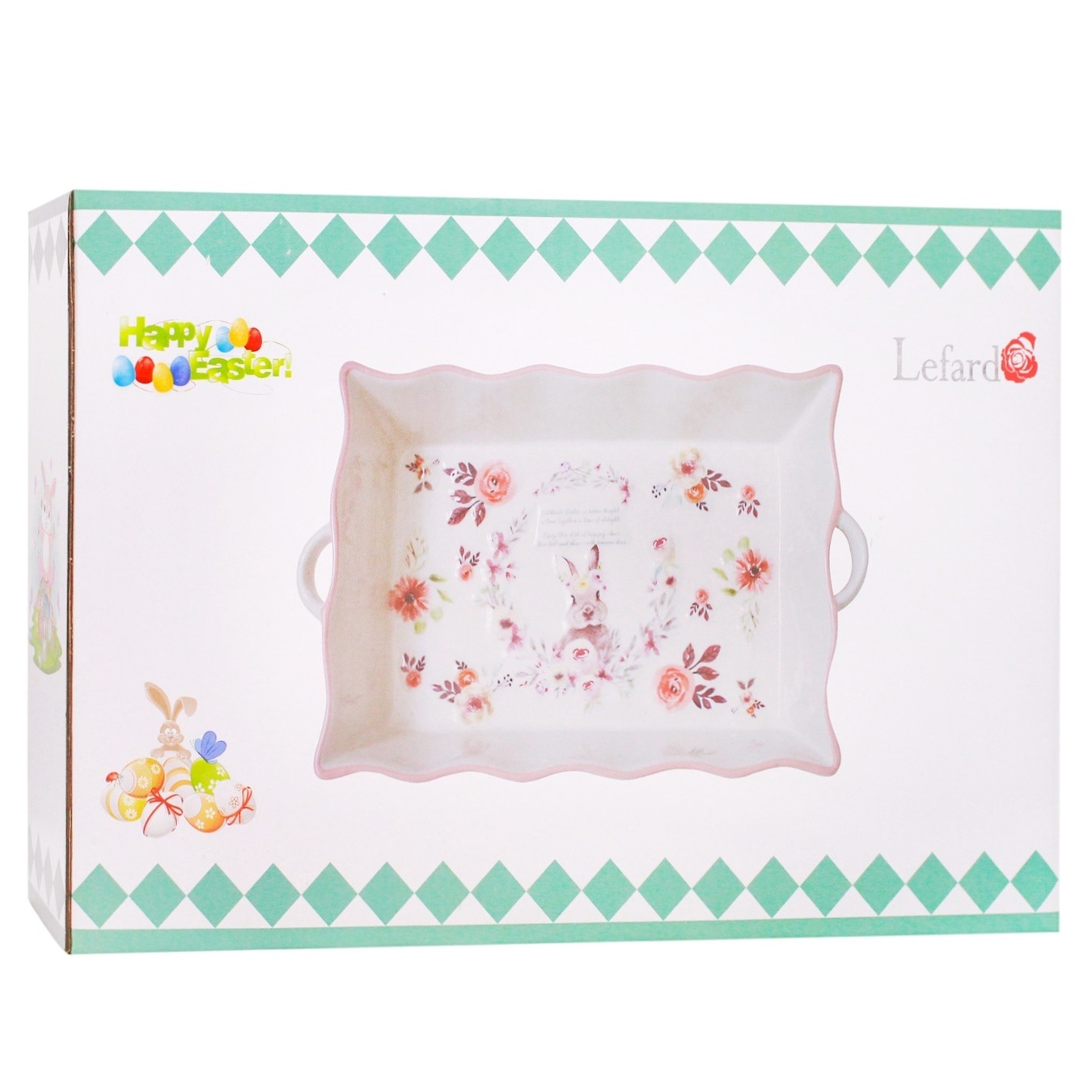 

Блюдо для запекания Lefard Flower Bunny 30х18х6cм