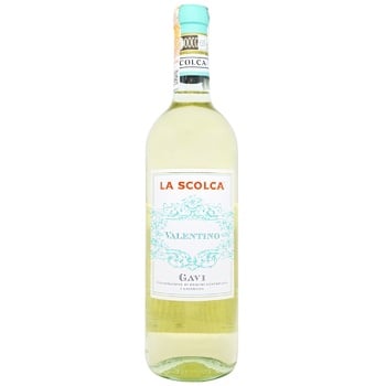 La Scolca Valentino Gavi White Dry Wine 12% 0.75l - buy, prices for ULTRAMARKET - photo 1