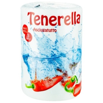 Tenerella Mach Three-layer Towel Paper 140 sheets - buy, prices for Auchan - photo 1