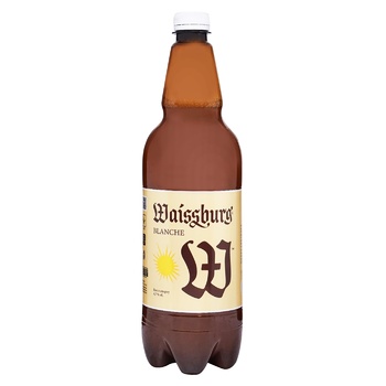 Umanpivo Waissburg Blanche light beer 4.7% 1l - buy, prices for Auchan - photo 1