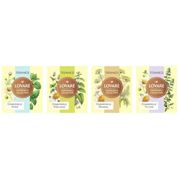 Чай травяной Lovare Assorted Tisanes Chamomile Collection 1,5г х 32шт - купить, цены на - фото 2