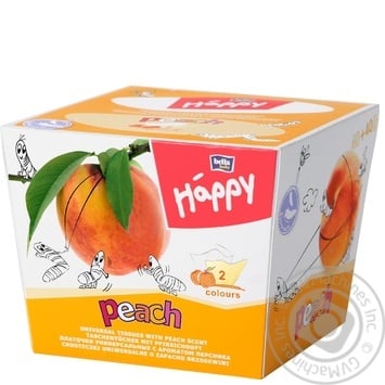 Bella Baby Happy Two-layer Paper Handkerchiefs with Peach Aroma 40+40pcs - buy, prices for NOVUS - photo 6