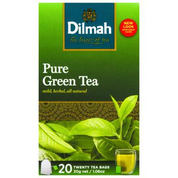 Чай зеленый Dilmah Pure Green 1,5г*20шт - купить, цены на МегаМаркет - фото 3