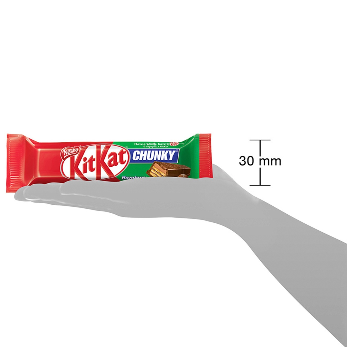 

Батончик NESTLÉ® KITKAT® Chunky Лесной орех в молочном шоколаде 42г