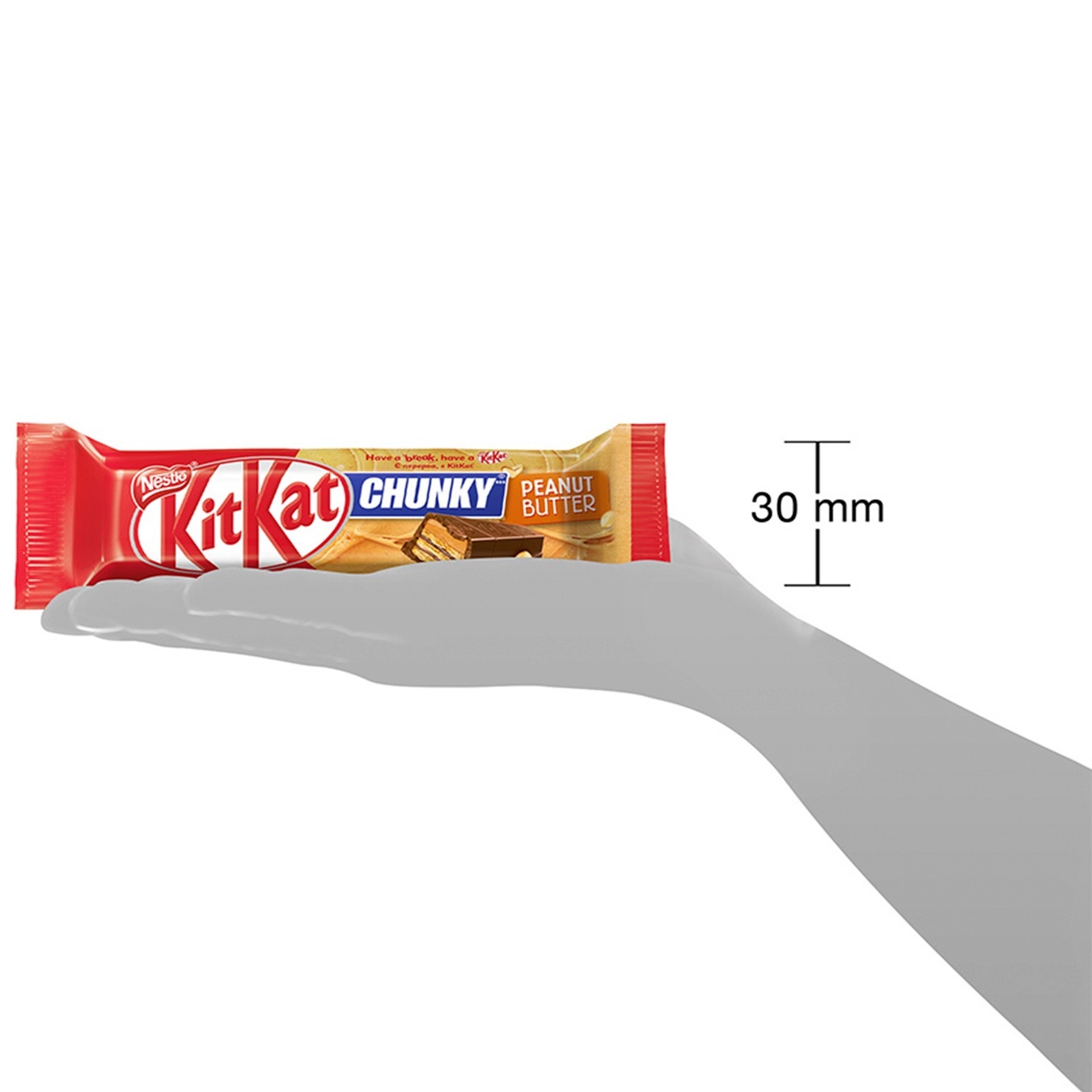 

Батончик NESTLÉ® KITKAT® Chunky Арахисовая паста в молочном шоколаде 42г