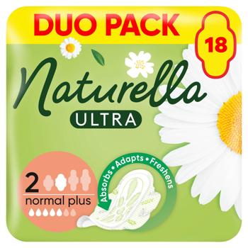 Naturella Ultra Normal Plus Sanitary Pads 18pcs - buy, prices for NOVUS - photo 1