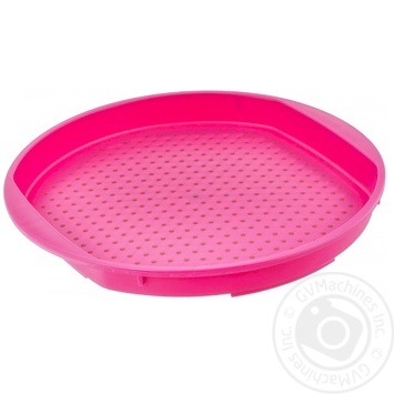 Anti-Slip Coating Round Tray With Handles 40cm - buy, prices for MegaMarket - photo 1