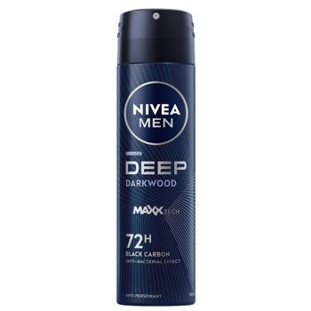 Nivea Men Deep Dark Wood Spray Antiperspirant 150ml - buy, prices for COSMOS - photo 1