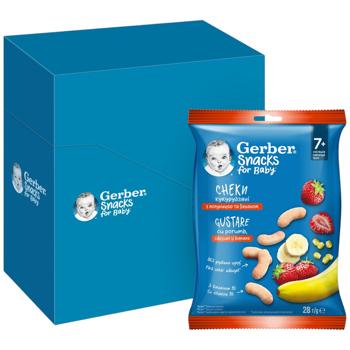 Gerber with Strawberry and Banana Snacks Corn 28g - buy, prices for COSMOS - photo 3