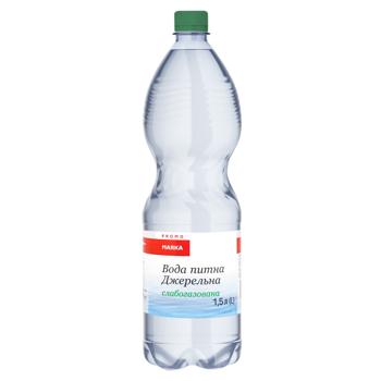 Marka Promo Dzherel'na Slightly Carbonated Mineral Water 1.5l - buy, prices for NOVUS - photo 1