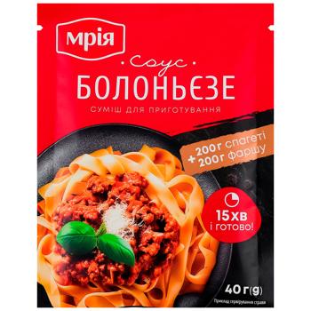 Суміш Мрія для приготування соусу Болоньєзе 40г - купити, ціни на МегаМаркет - фото 1