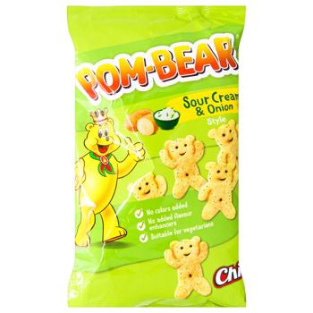 Chio Pom-Bear Potato Snacks with Sour Cream and Onion Flavor 65g