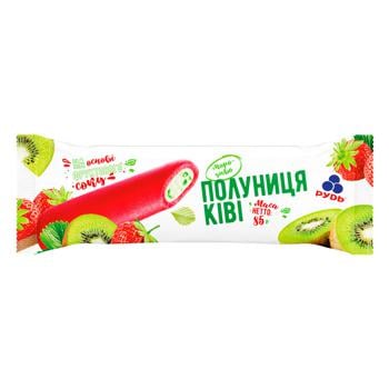 Мороженое Рудь Эскимо клубника-киви 85г - купить, цены на Auchan - фото 1