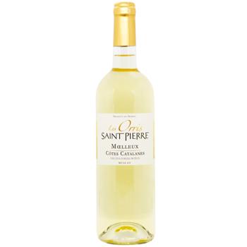 Vignerons Catalans Les Orris Sent Pierre White Semisweet Wine 12% 0.75l - buy, prices for WINETIME - photo 1