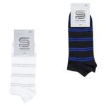 Шкарпетки Premier Socks Економ чоловічі короткі р.25 смужка