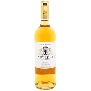 Вино Pierre Dumontet Sauternes белое сладкое 12,5% 0,75л - купить, цены на WINETIME - фото 1