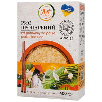 Рис Art Foods пропарений 4*100г - купити, ціни на Чудо Маркет - фото 3
