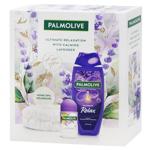 Набір подарунковий Palmolive Пов'язка + Гель для душу Palmolive Aroma Essence Ultimate Relax 250мл + Антиперспірант роликовий Palmolive Anti-Stress 50мл