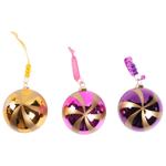 Actuel Plastic Christmas Tree Ball with Decorative Design 7.8cm in assortment