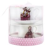 Coffee Set with Saucers 2pcs 80ml