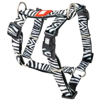 Max and Molly H-Harness Зебра шлея для собак 33,5-41 см - різнокольоровий - купити, ціни на MasterZoo - фото 1