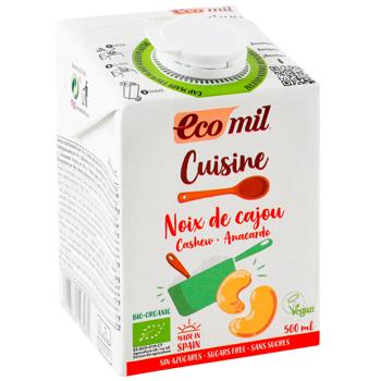Сливки растительные Eco Mil с кешью органические 0,5л - купить, цены на - фото 3