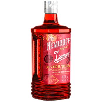 Настоянка Nemiroff Журавлина 21% 0,7л - купити, ціни на AlcoHub - фото 2