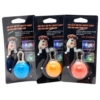 Dog Сollar Keychain with LED Light 3*2cm FGQ-01 - buy, prices for COSMOS - photo 1
