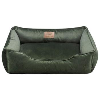 Harley and Cho Dreamer Velour Green Pet Bed 60x45cm