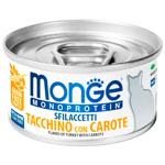 Корм Monge Monoprotein Індичка з морквою для котів 80г