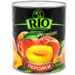 Персики Рио половинки в сиропе 850мл
