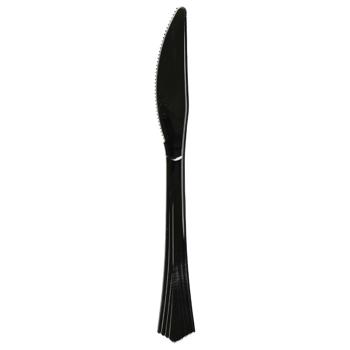 Metal Imitation Set of Disposable Knives 18.6cm 12pcs