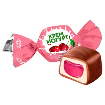 Konti Cream-Yoghurt Cherry Flavor Candies