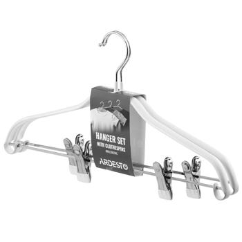 Набір вішаків з прищіпками Ardesto металеві білі 42см - купити, ціни на За Раз - фото 3
