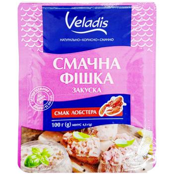 Закуска Veladis Вкусная фишка со вкусом лобстера 100г - купить, цены на Чудо Маркет - фото 1