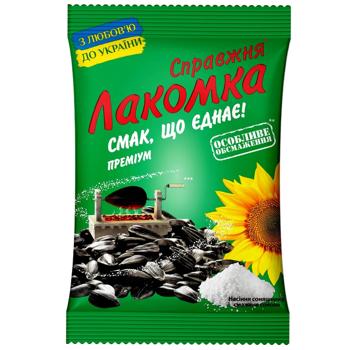 Lakomka salt sunflower seeds 120g - buy, prices for Supermarket "Kharkiv" - photo 1