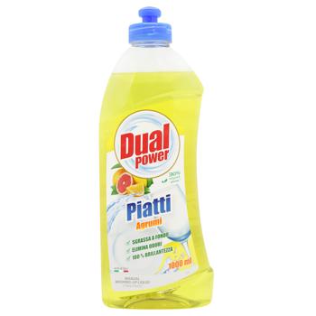 Dual Power Citrus Liquid Dish Soap 1l - buy, prices for WINETIME - photo 1