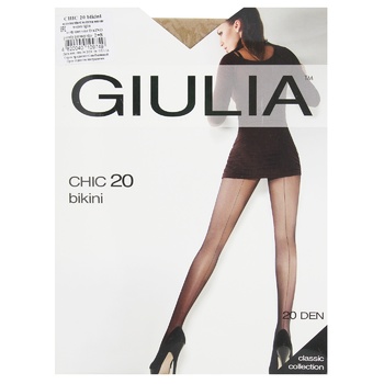 Giulia Chic Bikini 20den Diano Tights size 2 - buy, prices for MegaMarket - photo 1