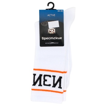 Brestskie Active Men's Socks s.27 328 white 2328 - buy, prices for - photo 1