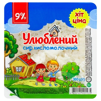 Сир Улюблений кисломолочний 9% 300г - купити, ціни на - фото 2