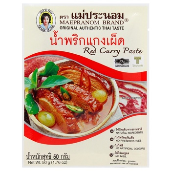 Mae Pranom Red Curry Paste 50g - buy, prices for MegaMarket - photo 1