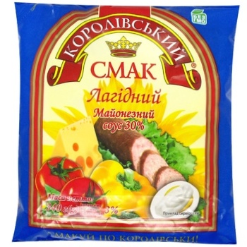 Майонез Королевский Вкус Королевский 67% 340г Украина - купить, цены на - фото 4