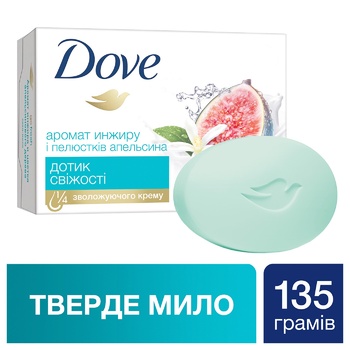 Крем-мило тверде Dove Інжир і пелюстки апельсину 135г - купити, ціни на Auchan - фото 3