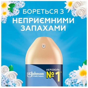 Освежитель воздуха Glade Свежесть белья 300мл - купить, цены на Auchan - фото 4