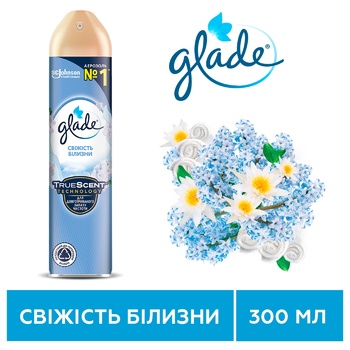 Освежитель воздуха Glade Свежесть белья 300мл - купить, цены на ЕКО Маркет - фото 3