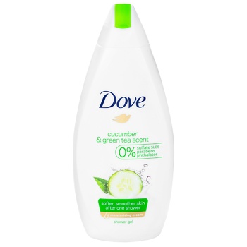 Dove Cucumber & Green Tea Scent Shower Cream Gel 500ml - buy, prices for ULTRAMARKET - photo 3