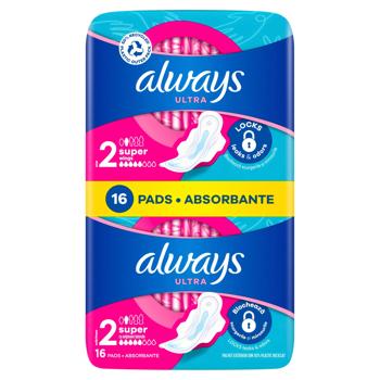 Always Ultra Super 2 Hygienical Pads 16pcs - buy, prices for NOVUS - photo 2