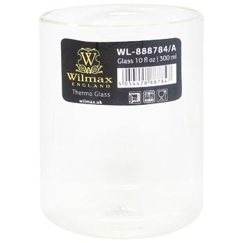 Стакан Wilmax Thermo цилиндрический с двойным дном 300мл - купить, цены на - фото 3