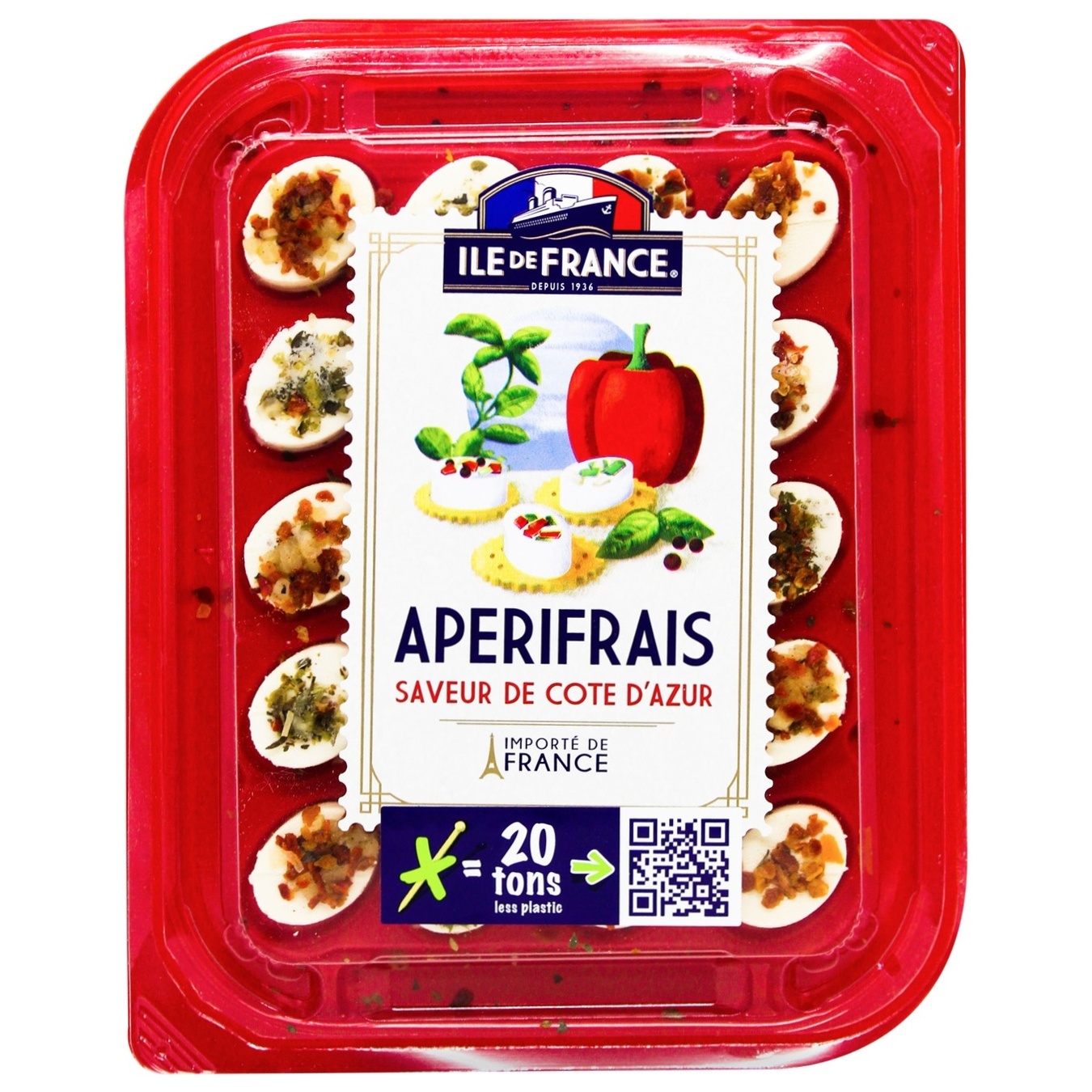 

Сыр Ile de France Aperifrais Вкусы Лазурного берега 100г